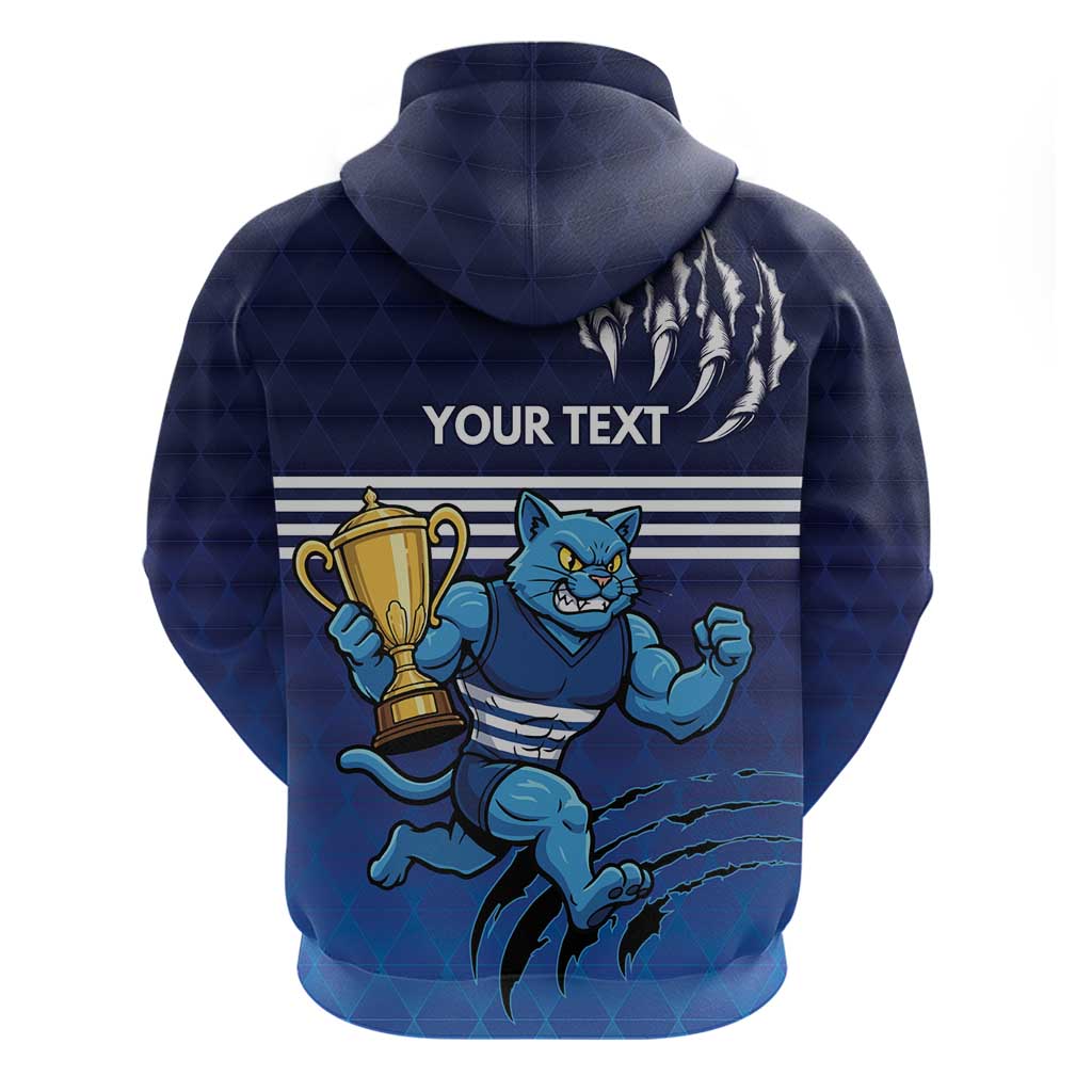 Personalised Geelong Pride Hoodie Claws Out for Glory - Aussie Hoodie