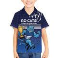 Personalised Geelong Pride Kid Hawaiian Shirt Claws Out for Glory - Aussie Hoodie
