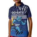Personalised Geelong Pride Kid Polo Shirt Claws Out for Glory - Aussie Hoodie