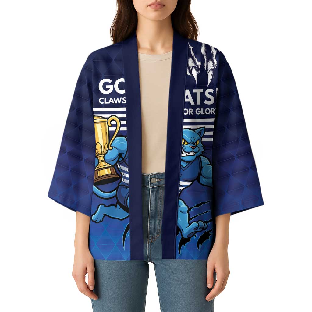 Personalised Geelong Pride Kimono Claws Out for Glory - Aussie Hoodie
