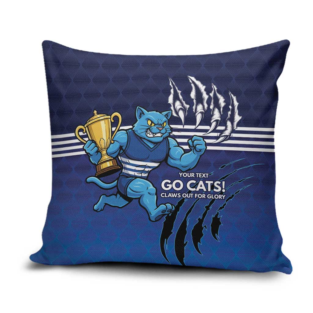Personalised Geelong Pride Pillow Cover Claws Out for Glory - Aussie Hoodie
