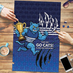 Personalised Geelong Pride Puzzle Claws Out for Glory - Aussie Hoodie