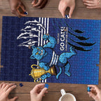 Personalised Geelong Pride Puzzle Claws Out for Glory - Aussie Hoodie
