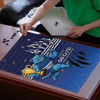 Personalised Geelong Pride Puzzle Claws Out for Glory - Aussie Hoodie