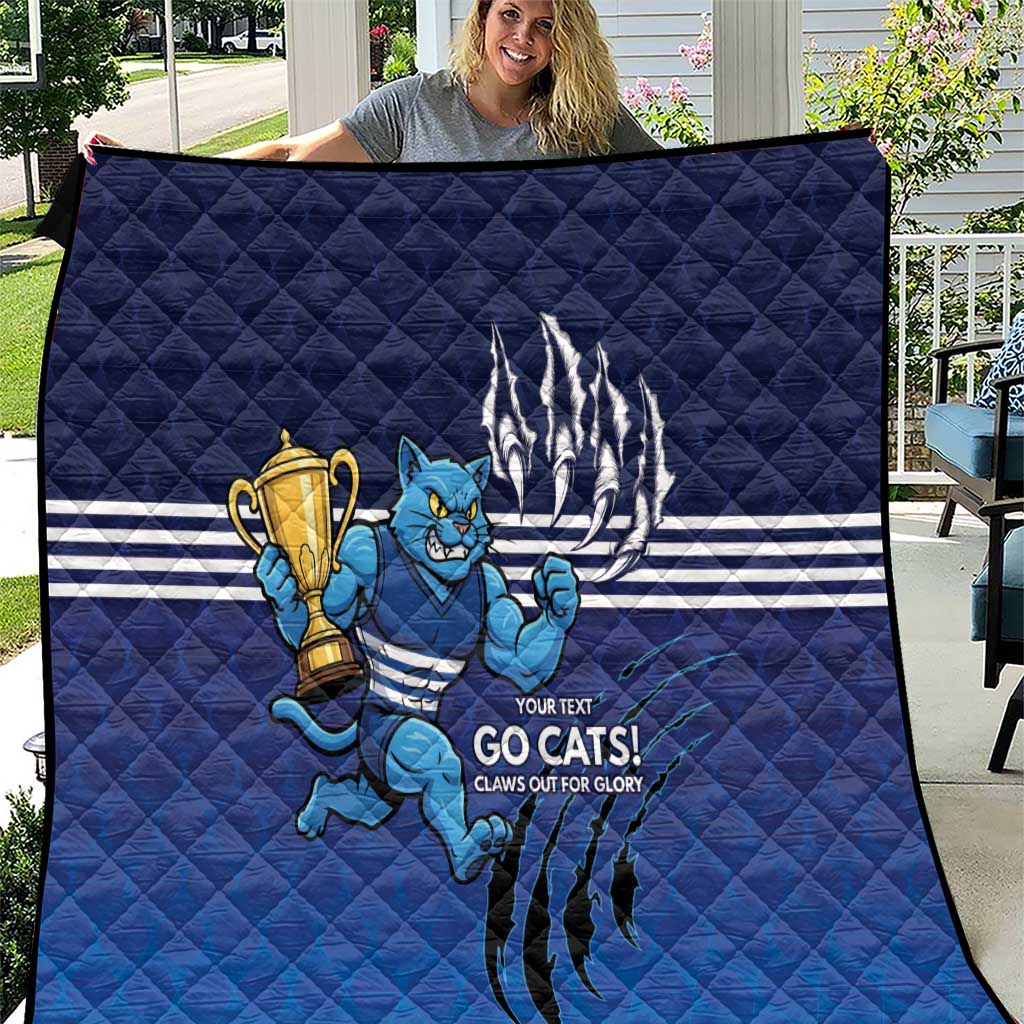 Personalised Geelong Pride Quilt Claws Out for Glory - Aussie Hoodie