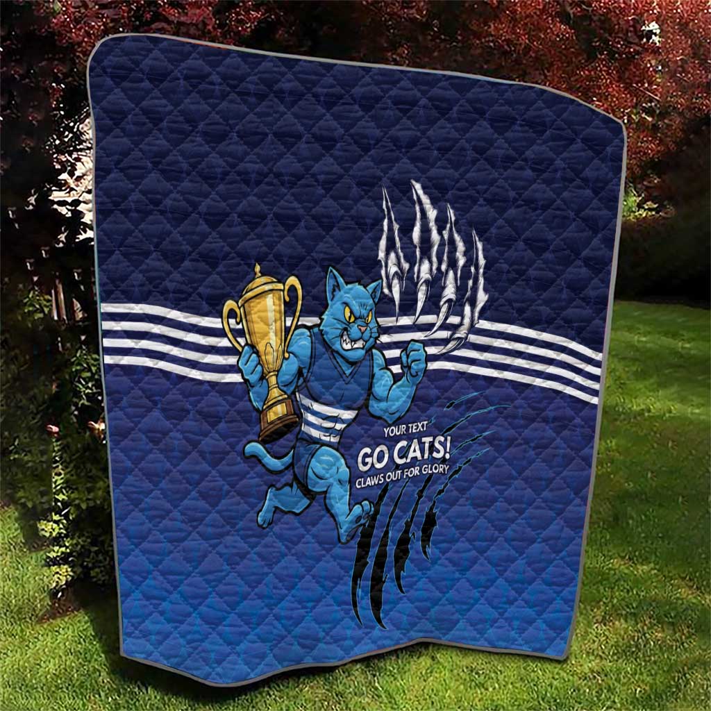Personalised Geelong Pride Quilt Claws Out for Glory - Aussie Hoodie
