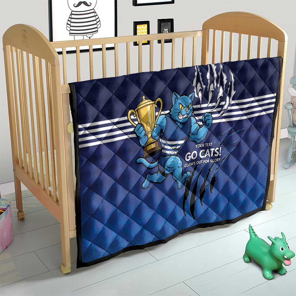 Personalised Geelong Pride Quilt Claws Out for Glory - Aussie Hoodie