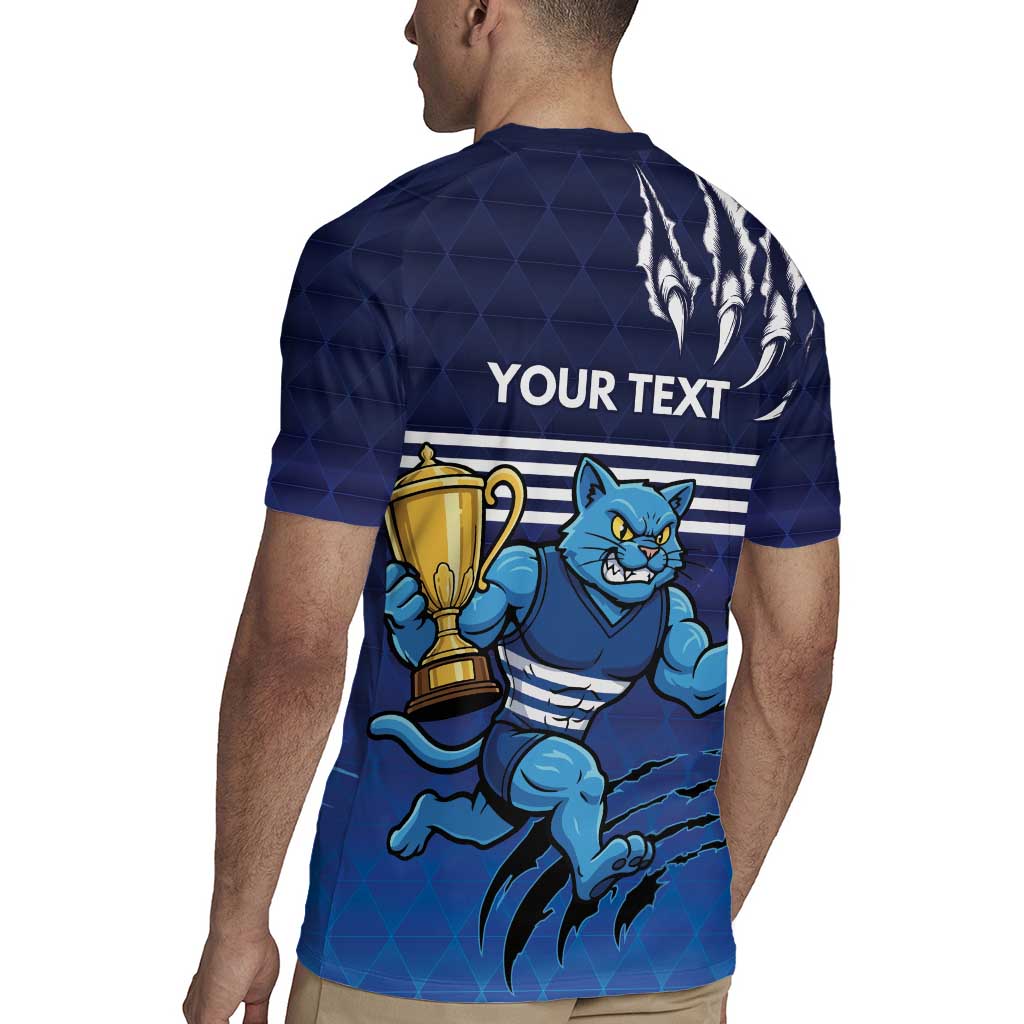 Personalised Geelong Pride Rugby Jersey Claws Out for Glory - Aussie Hoodie