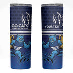 Personalised Geelong Pride Skinny Tumbler Claws Out for Glory - Aussie Hoodie
