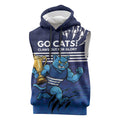 Personalised Geelong Pride Sleeveless Hoodie Claws Out for Glory - Aussie Hoodie
