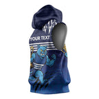 Personalised Geelong Pride Sleeveless Hoodie Claws Out for Glory - Aussie Hoodie