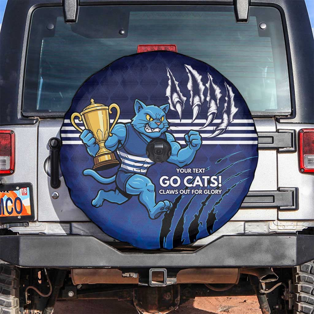 Personalised Geelong Pride Spare Tire Cover Claws Out for Glory - Aussie Hoodie