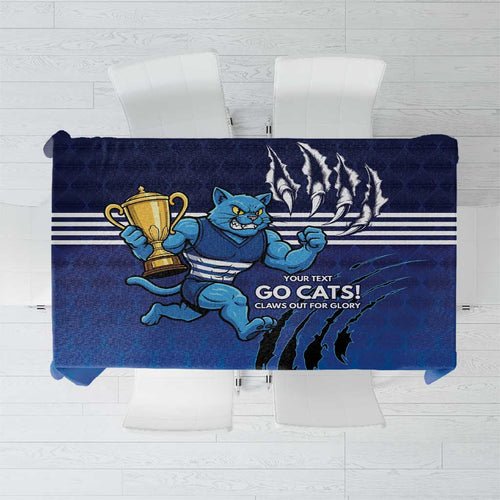 Personalised Geelong Pride Tablecloth Claws Out for Glory - Aussie Hoodie