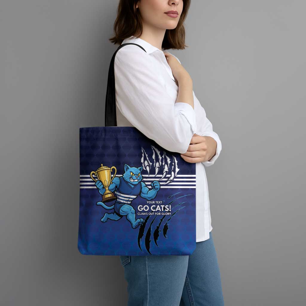 Personalised Geelong Pride Tote Bag Claws Out for Glory - Aussie Hoodie