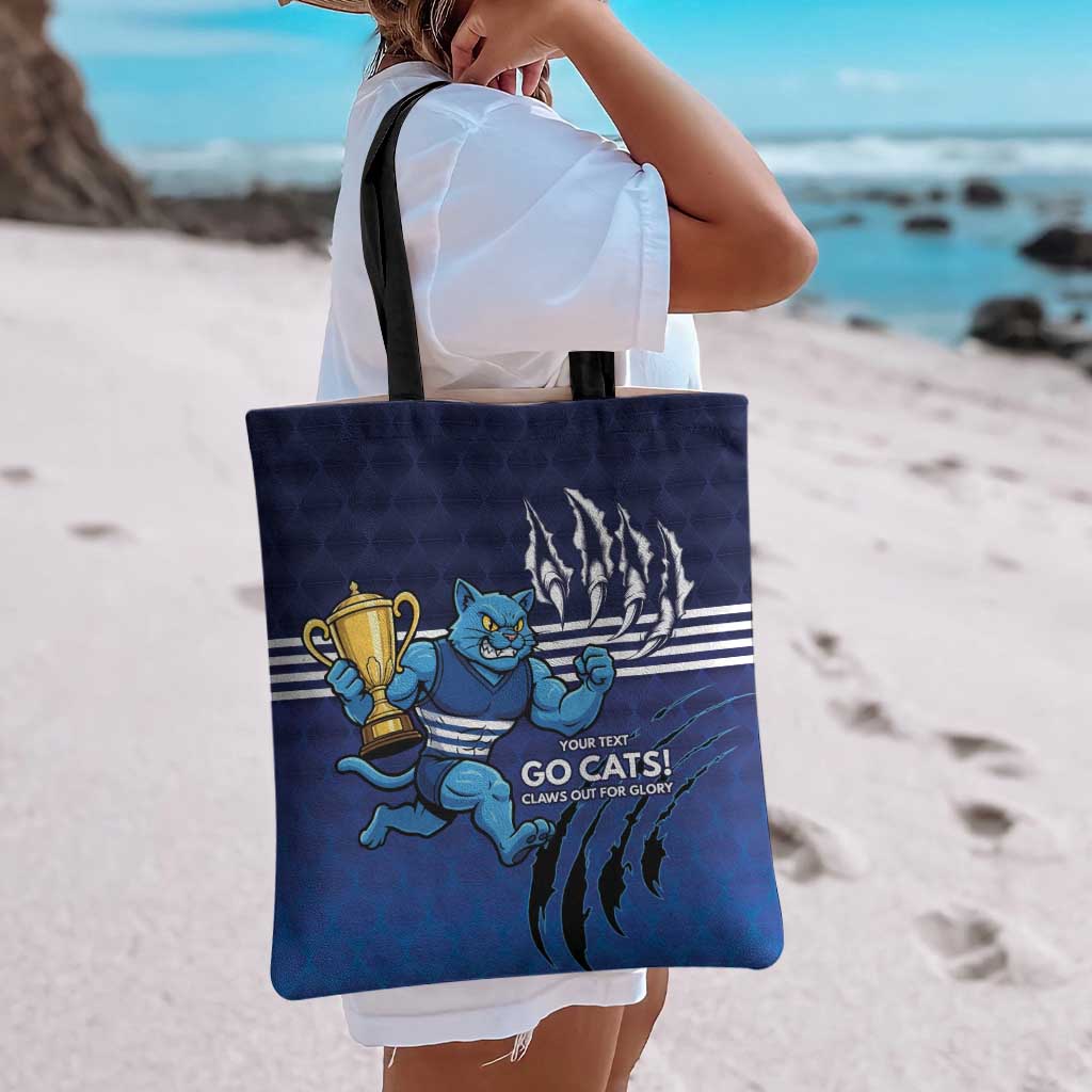 Personalised Geelong Pride Tote Bag Claws Out for Glory - Aussie Hoodie