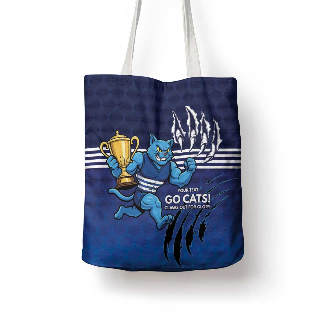 Personalised Geelong Pride Tote Bag Claws Out for Glory - Aussie Hoodie