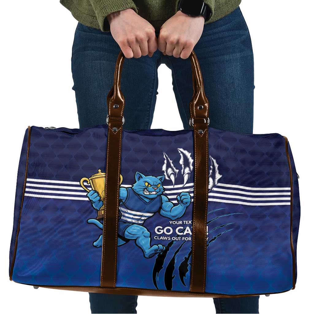 Personalised Geelong Pride Travel Bag Claws Out for Glory - Aussie Hoodie