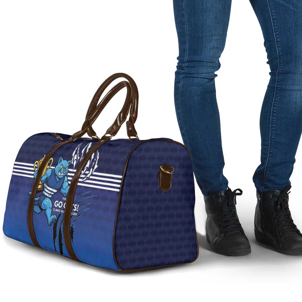 Personalised Geelong Pride Travel Bag Claws Out for Glory - Aussie Hoodie