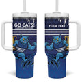 Personalised Geelong Pride Tumbler With Handle Claws Out for Glory - Aussie Hoodie