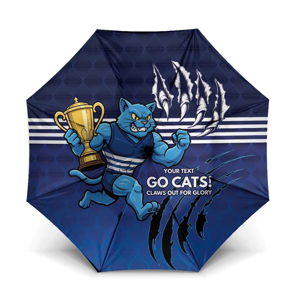 Personalised Geelong Pride Umbrella Claws Out for Glory - Aussie Hoodie