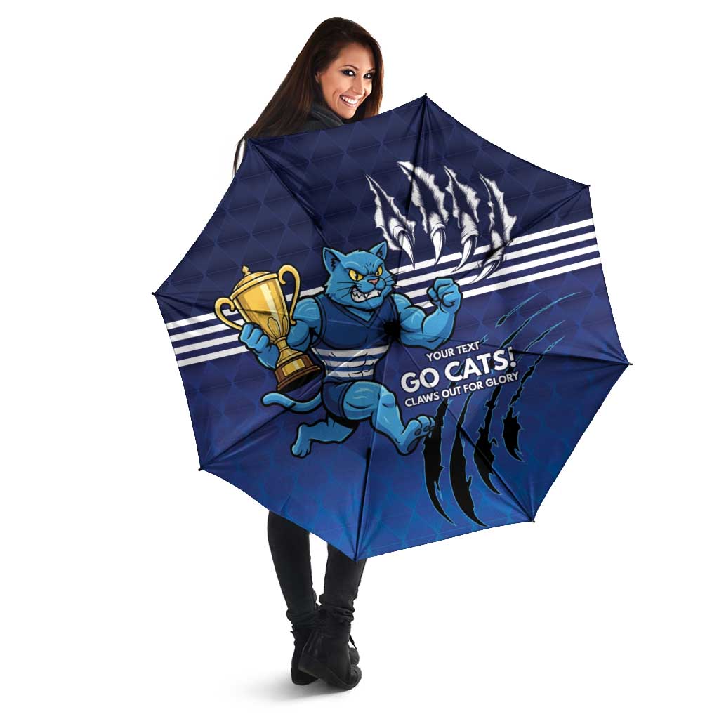 Personalised Geelong Pride Umbrella Claws Out for Glory - Aussie Hoodie