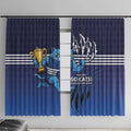 Personalised Geelong Pride Window Curtain Claws Out for Glory - Aussie Hoodie