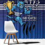 Personalised Geelong Pride Window Curtain Claws Out for Glory - Aussie Hoodie