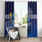 Personalised Geelong Pride Window Curtain Claws Out for Glory - Aussie Hoodie