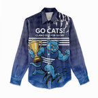 Personalised Geelong Pride Women Casual Shirt Claws Out for Glory - Aussie Hoodie