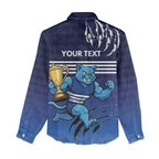 Personalised Geelong Pride Women Casual Shirt Claws Out for Glory - Aussie Hoodie