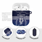 Custom Geelong Pride AirPods Case On the Road to Glory Indigenous Aboriginal - Aussie Hoodie