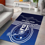 Custom Geelong Pride Area Rug On the Road to Glory Indigenous Aboriginal - Aussie Hoodie