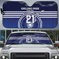 Custom Geelong Pride Auto Sun Shade On the Road to Glory Indigenous Aboriginal - Aussie Hoodie