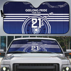 Custom Geelong Pride Auto Sun Shade On the Road to Glory Indigenous Aboriginal - Aussie Hoodie