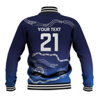 Custom Geelong Pride Baseball Jacket On the Road to Glory Indigenous Aboriginal - Aussie Hoodie