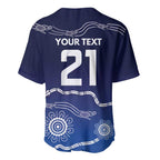 Custom Geelong Pride Baseball Jersey On the Road to Glory Indigenous Aboriginal - Aussie Hoodie