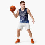 Custom Geelong Pride Basketball Jersey On the Road to Glory Indigenous Aboriginal - Aussie Hoodie