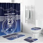 Custom Geelong Pride Bathroom Set On the Road to Glory Indigenous Aboriginal - Aussie Hoodie