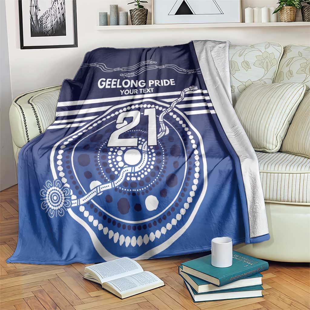 Custom Geelong Pride Blanket On the Road to Glory Indigenous Aboriginal - Aussie Hoodie