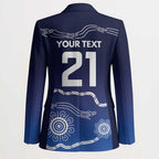 Custom Geelong Pride Blazer On the Road to Glory Indigenous Aboriginal - Aussie Hoodie