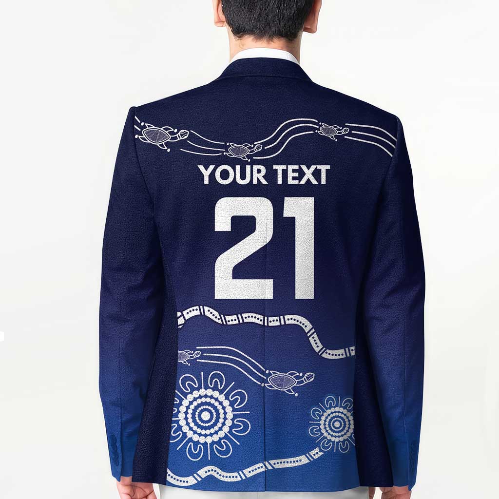 Custom Geelong Pride Blazer On the Road to Glory Indigenous Aboriginal - Aussie Hoodie