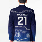 Custom Geelong Pride Blazer On the Road to Glory Indigenous Aboriginal - Aussie Hoodie