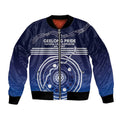 Custom Geelong Pride Bomber Jacket On the Road to Glory Indigenous Aboriginal - Aussie Hoodie