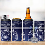 Custom Geelong Pride 4 in 1 Can Cooler Tumbler On the Road to Glory Indigenous Aboriginal - Aussie Hoodie
