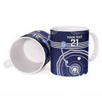 Custom Geelong Pride Ceramic Mug On the Road to Glory Indigenous Aboriginal - Aussie Hoodie