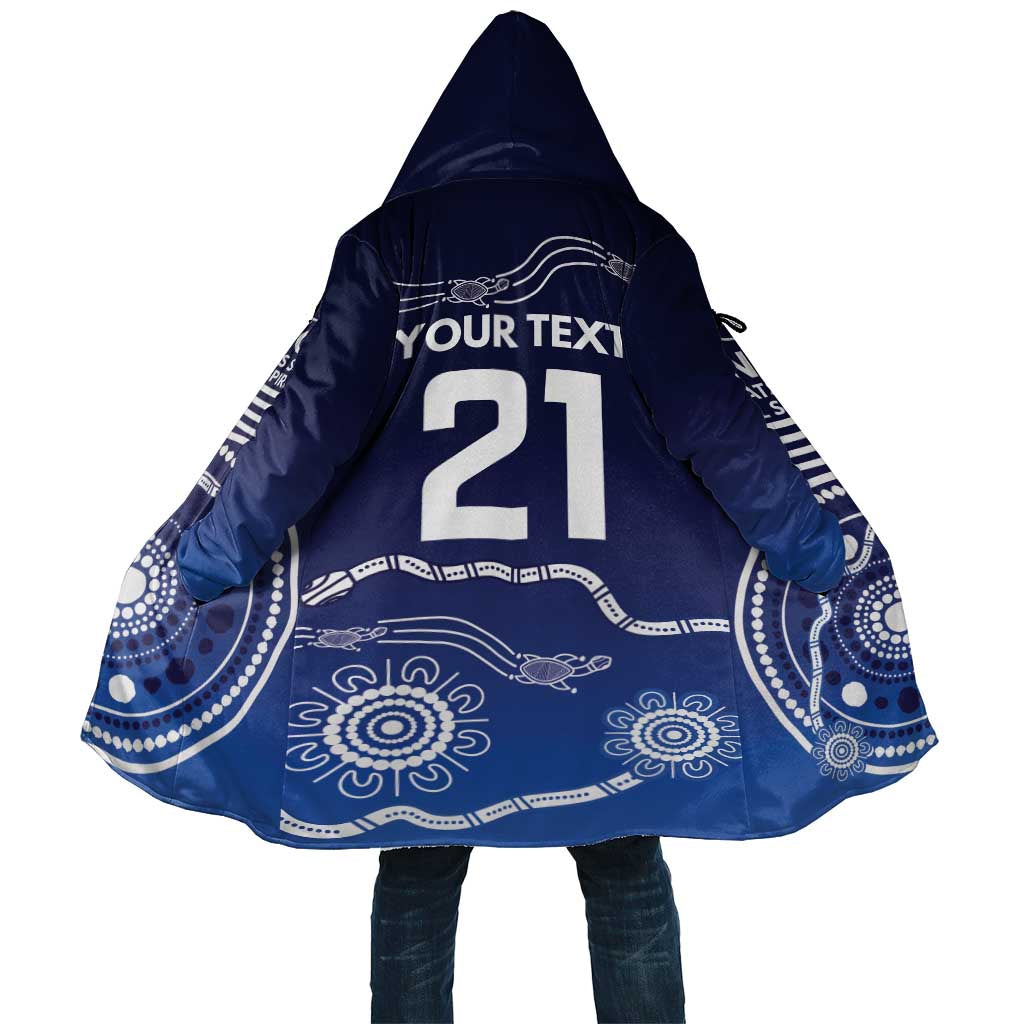 Custom Geelong Pride Cloak On the Road to Glory Indigenous Aboriginal - Aussie Hoodie
