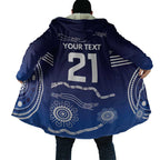 Custom Geelong Pride Cloak On the Road to Glory Indigenous Aboriginal - Aussie Hoodie