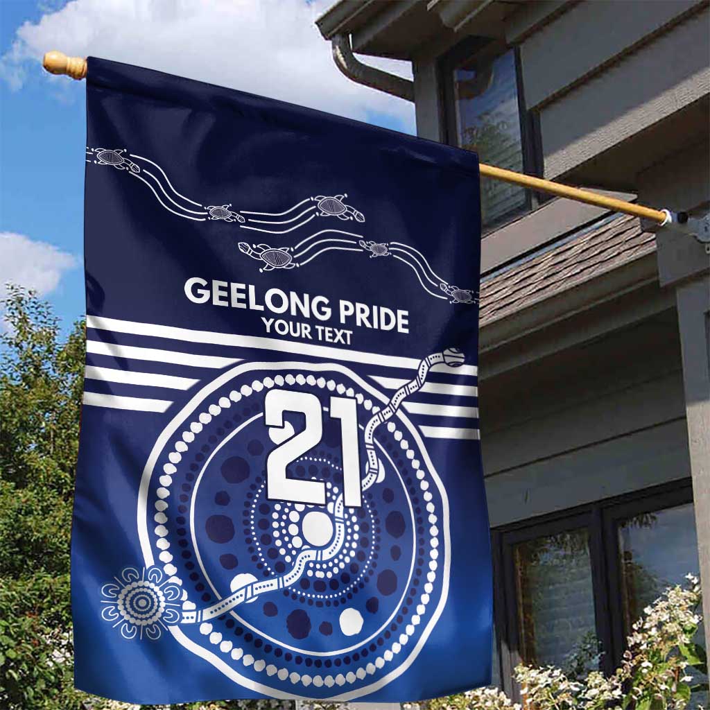 Custom Geelong Pride Garden Flag On the Road to Glory Indigenous Aboriginal - Aussie Hoodie