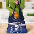 Custom Geelong Pride Grocery Bag On the Road to Glory Indigenous Aboriginal - Aussie Hoodie
