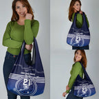 Custom Geelong Pride Grocery Bag On the Road to Glory Indigenous Aboriginal - Aussie Hoodie